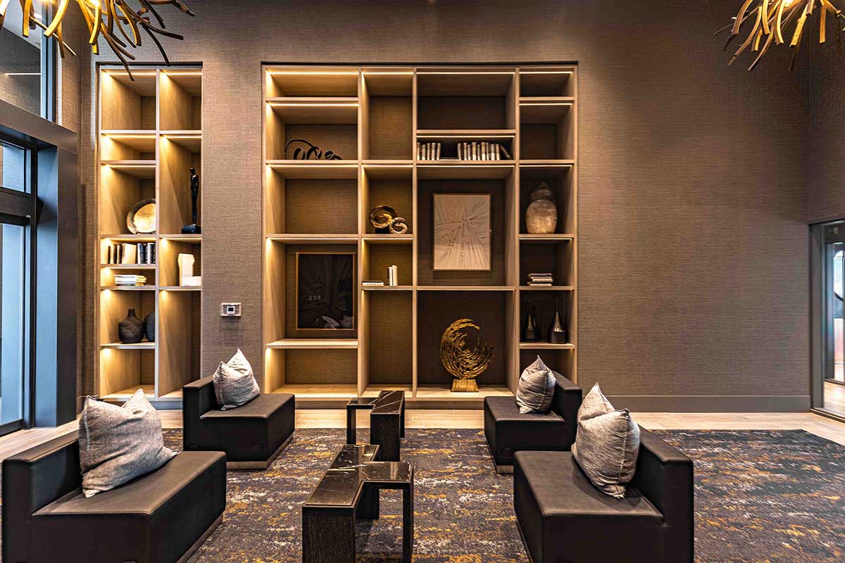 Lounge at The Branch Condos