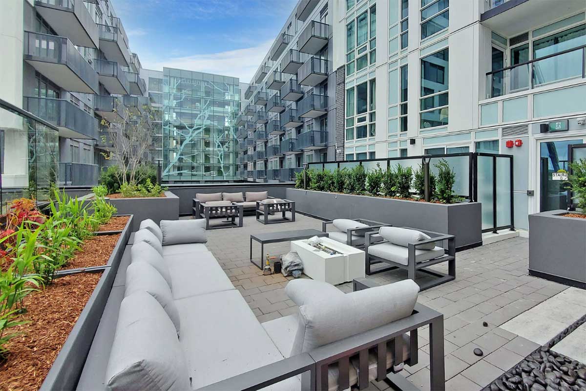 Rooftop terrace at the Bronte