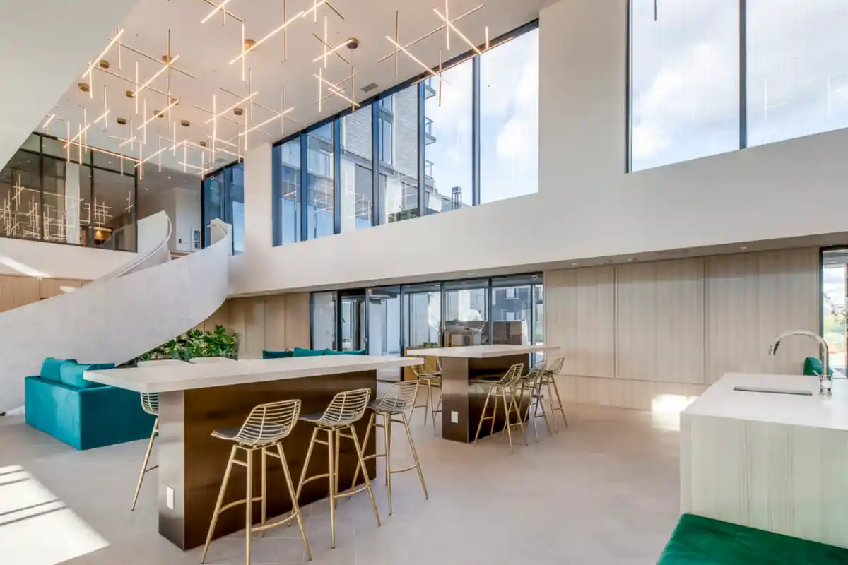 Lobby at North Oak Condos